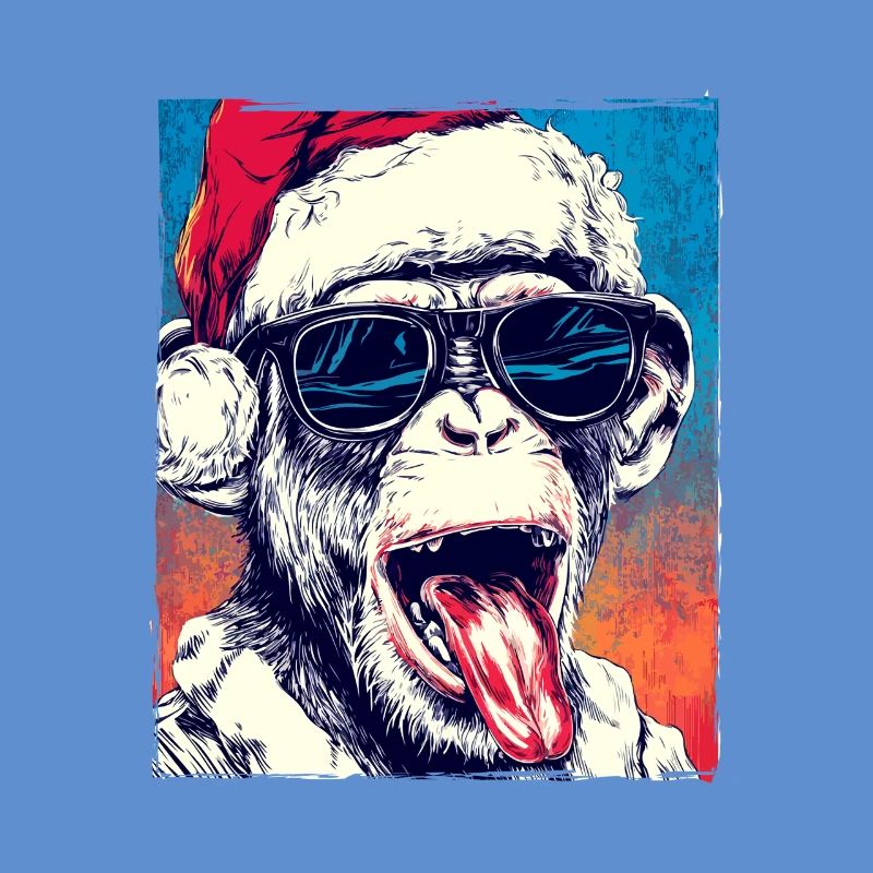 Chapeau de Noël Singe
