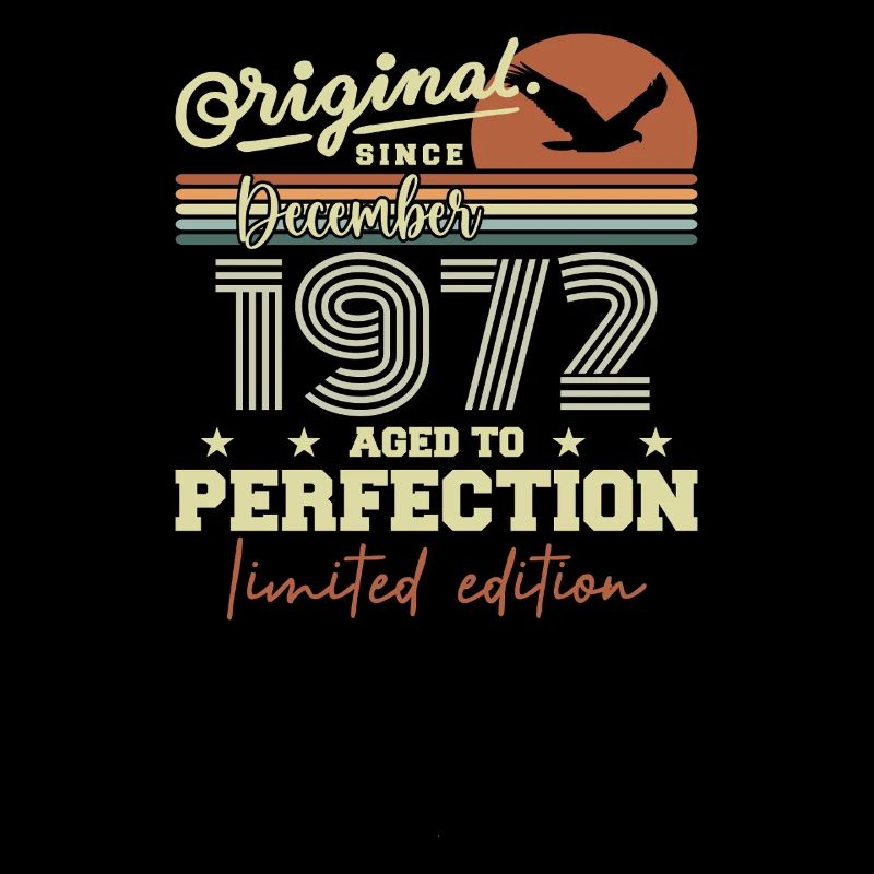 Anniversaire 53 ans | Originale Décembre 1972