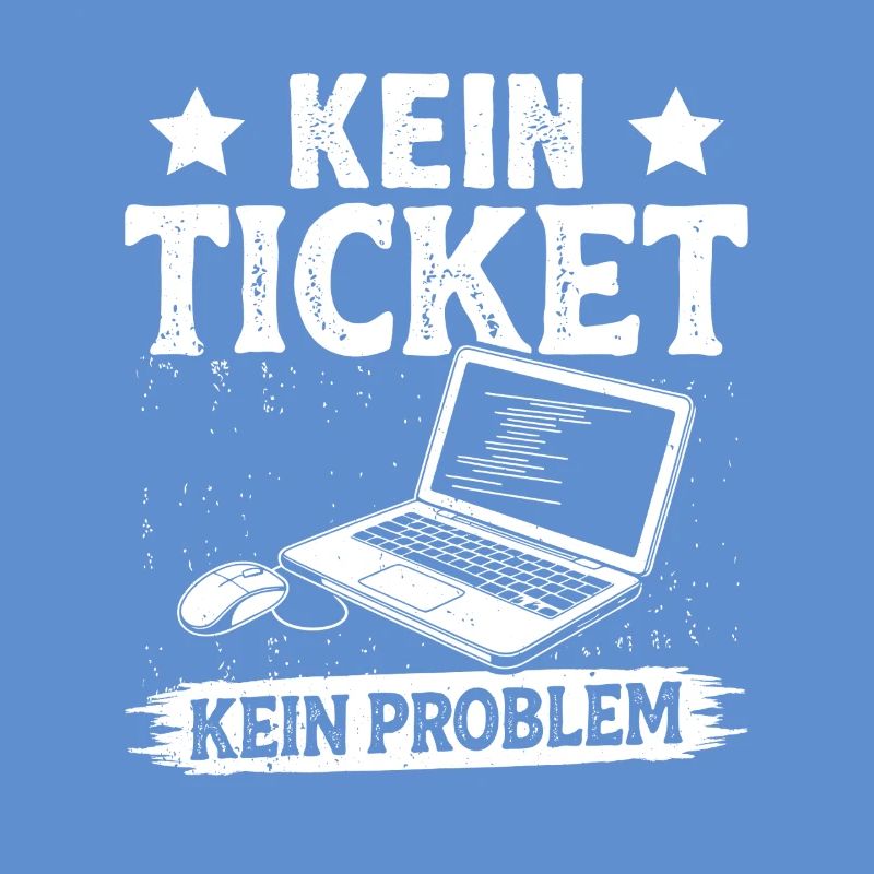 Ordinateur de nerd PAS DE TICKET PAS DE PROBLÈME DRÔLE