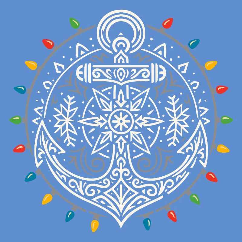 Ancre de Noël Maritime Mandala Lighty Light