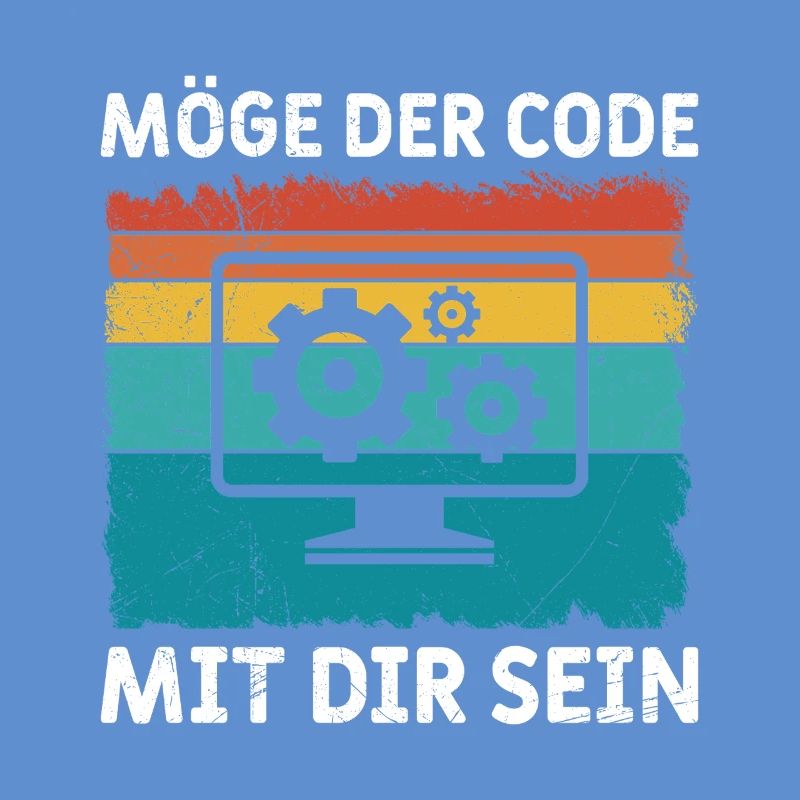 Nerd Computer MÖGE DER CODE MIT DIR SEIN LUSTIG