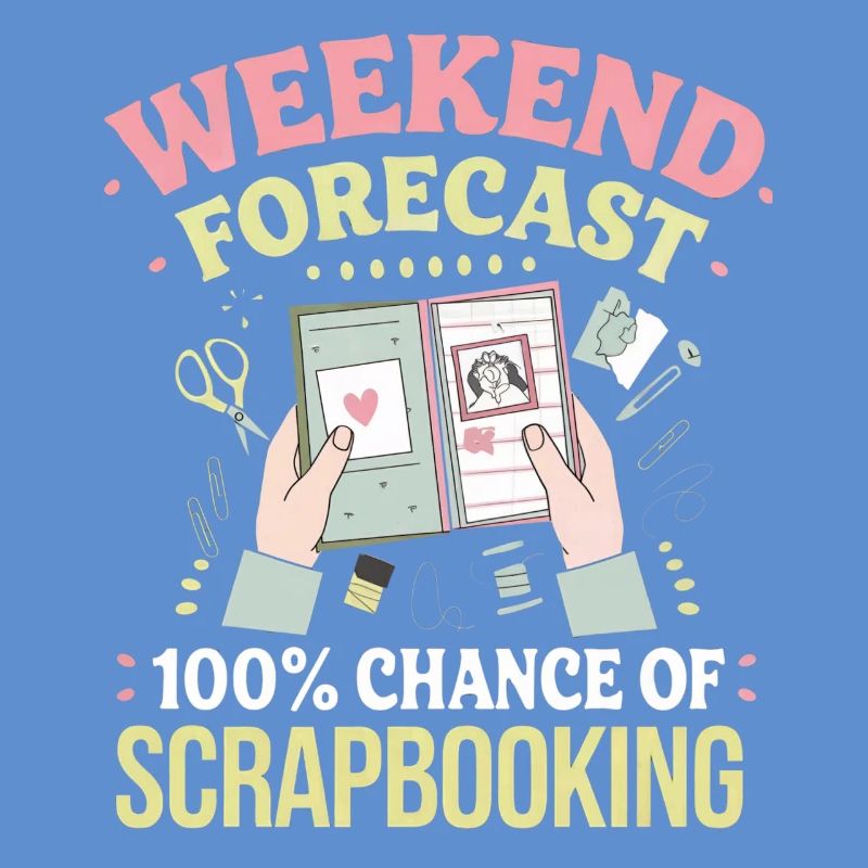 Wochenende Scrapbooking Vorhersage