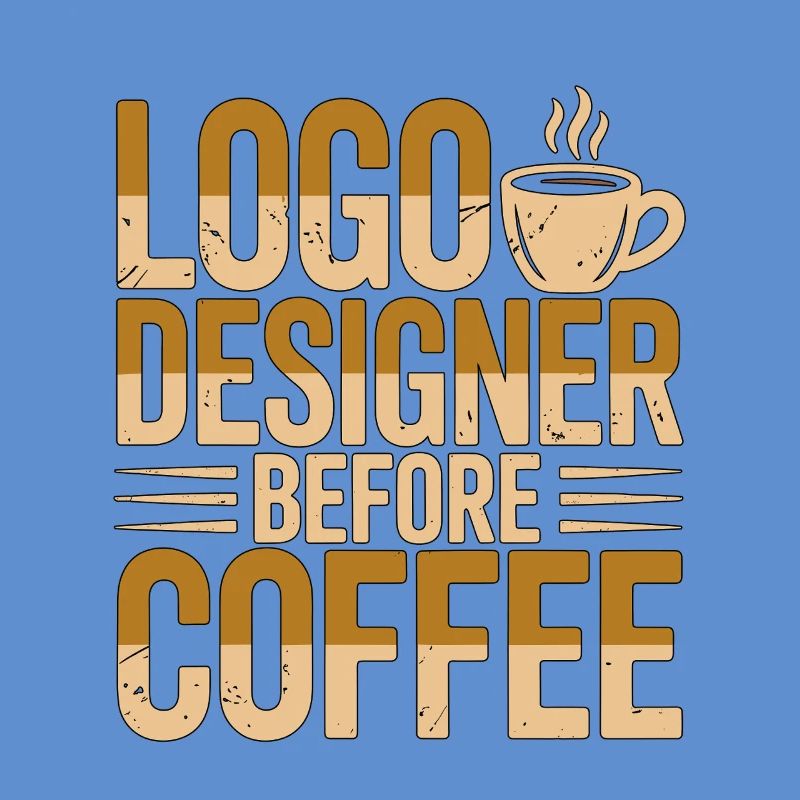 Logo Designer Before Brand Designer Coffee Lover