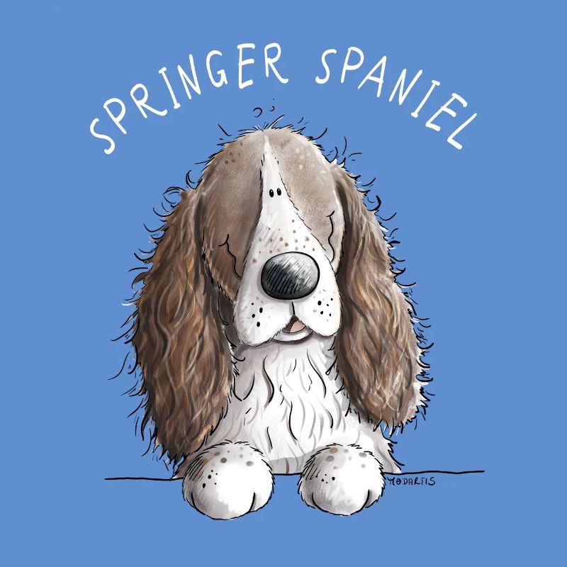 Englischer Springer Spaniel I Comic Hund Geschenk