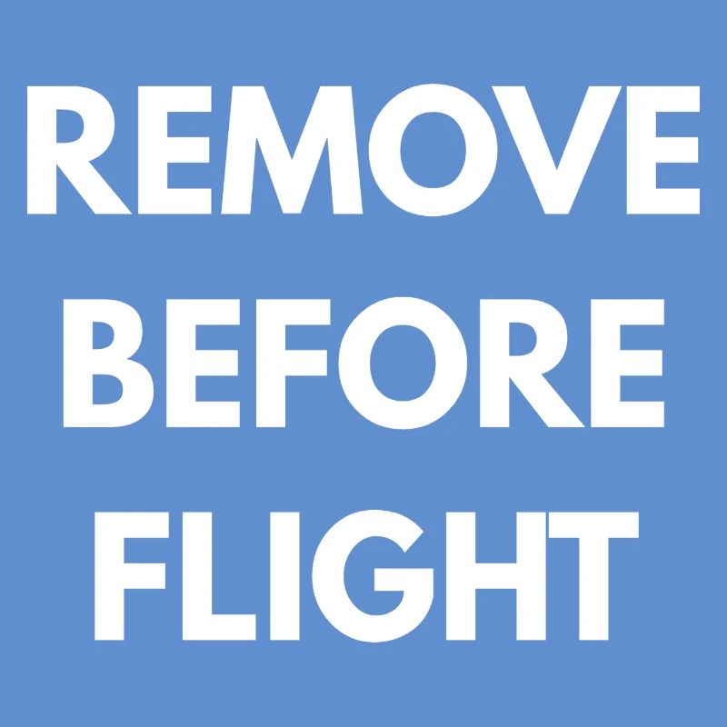 REMOVE BEFORE FLIGHT