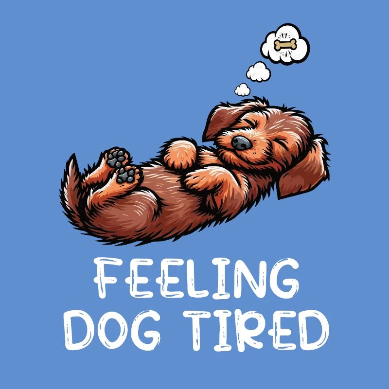 Se sentir fatigué par chien Teckel à poil dur Teckel teckel
