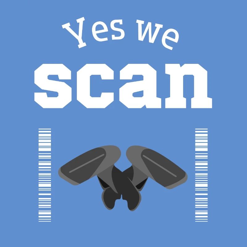 Yes we scan, Scanner, Barcode