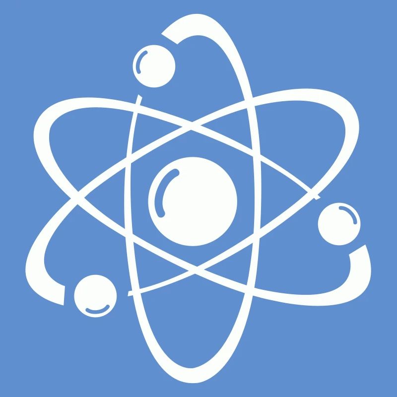 Atomic Model Line Art