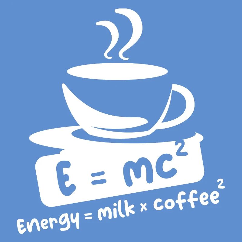 E=mc2 Coffee Funny Sayings Einstein Cafe Symbol
