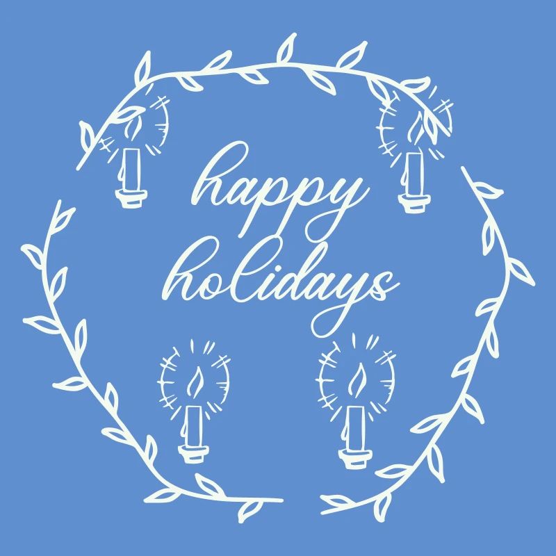 Advent Advetskranz Happy Holidays