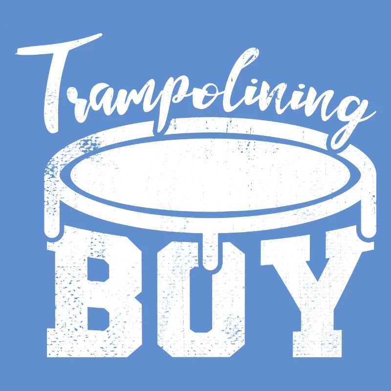 Trampolinspringer Junge