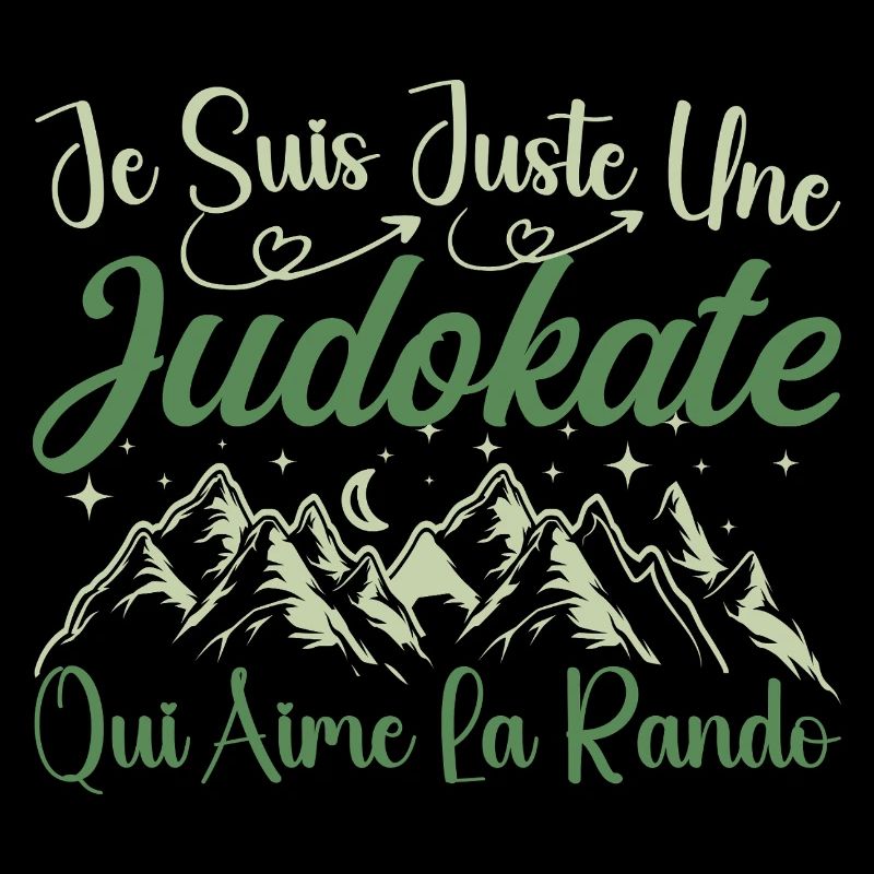 Judokate aventurier passionnée de Randonnée cadeau