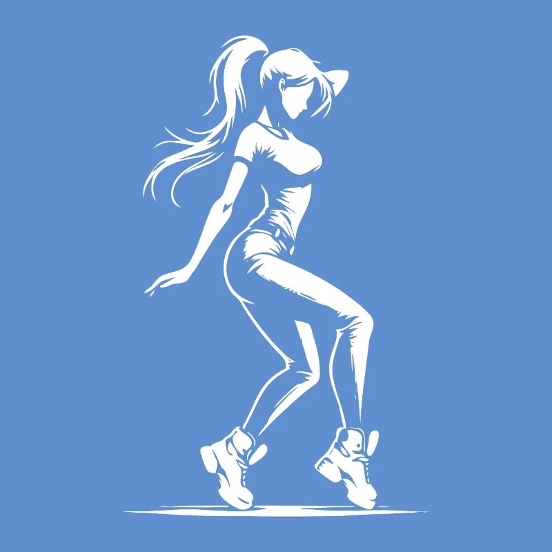 Danseuse de danse de rue – Design cool