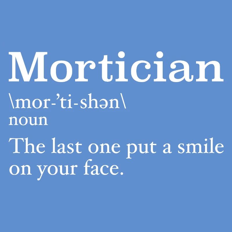 Bestatter Definition Studentin der Leichenkunde