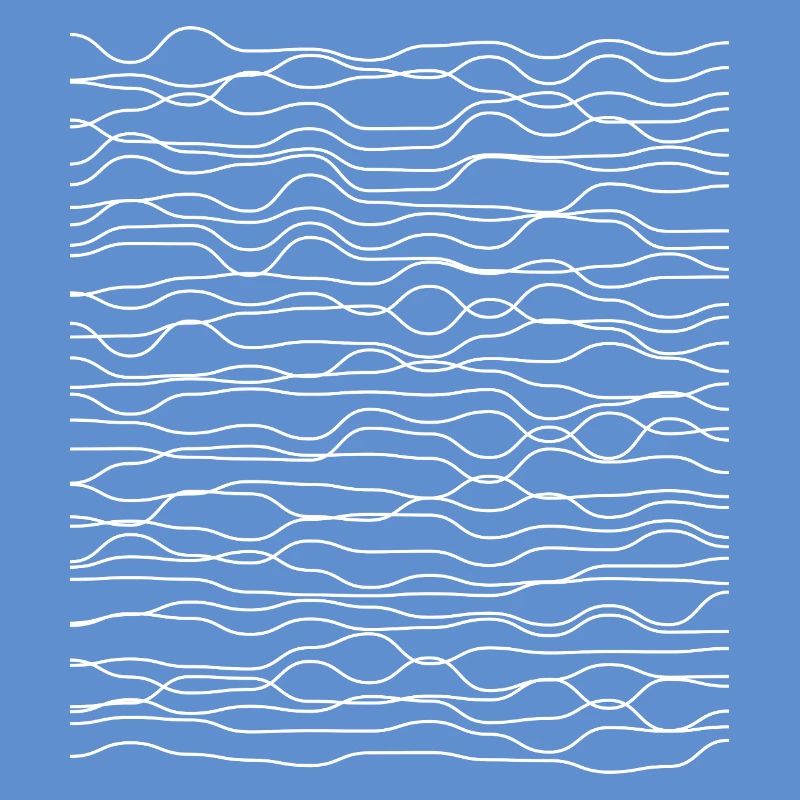 Wavy Line Echoes Pattern