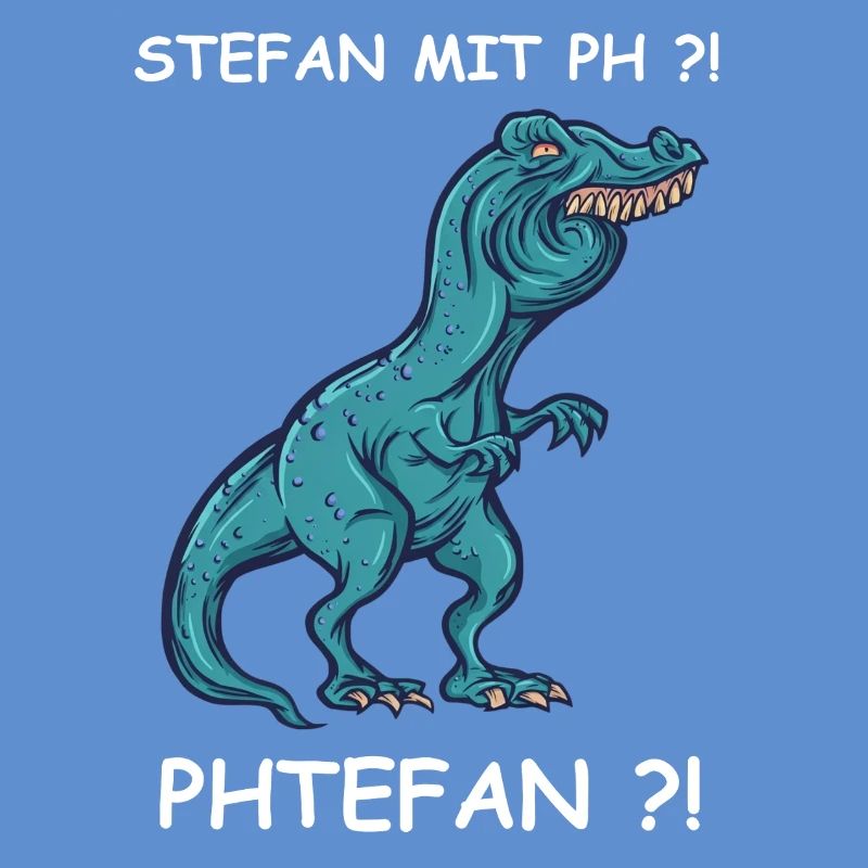 Blauer Dino mit Kick | Stefan