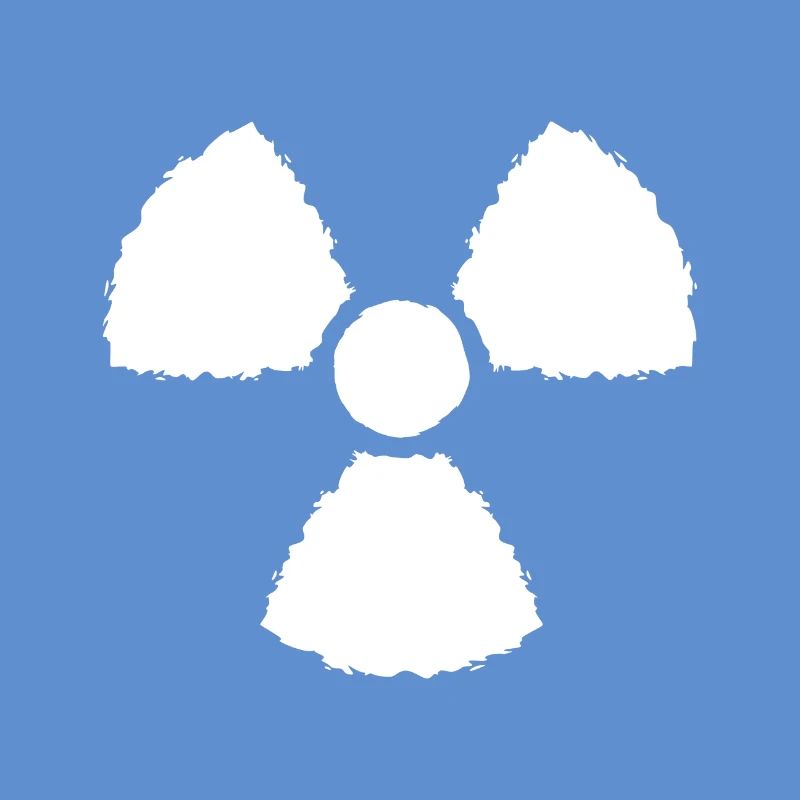 Nuklear Symbol Zeichen