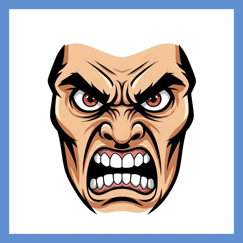 Die Essenz des Zorns: Eine explosive Grafik