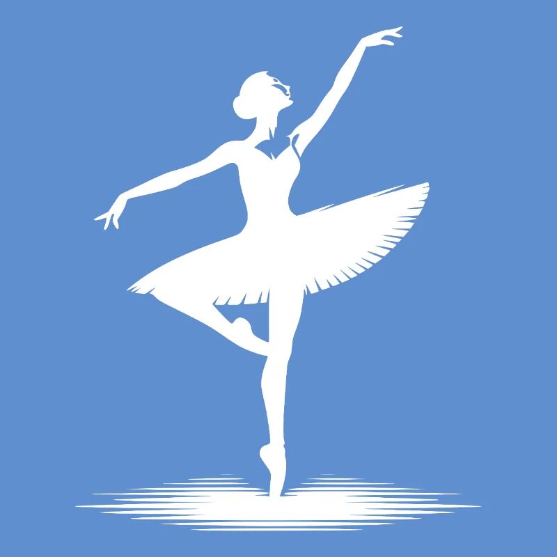 Conception de danse esthétique avec pose classique