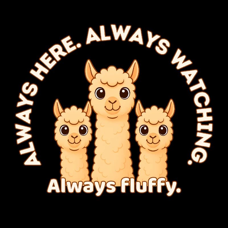 Always Watching and Fluffy – Fluffy Alpacas