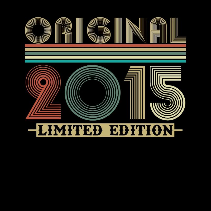 Original 2015 Vintage Retro Jubiläumsgeschenk