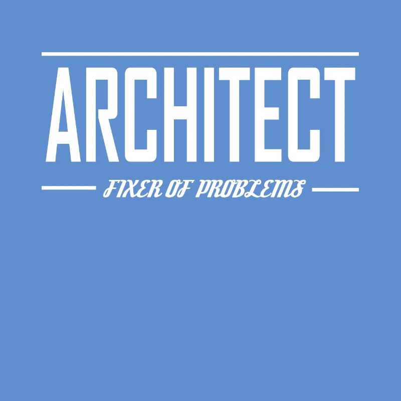 Je suis un architecte étudiants en architecture vintage