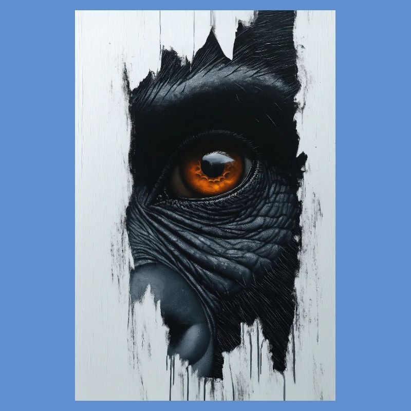Regard primitif perçant