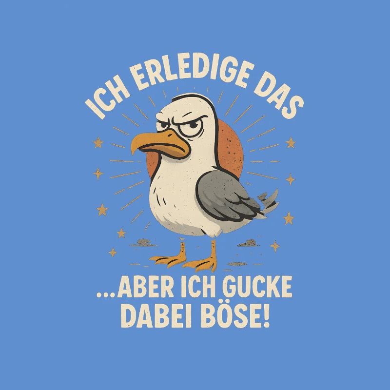 Funny Seagull Naughty Saying Work Colleagues