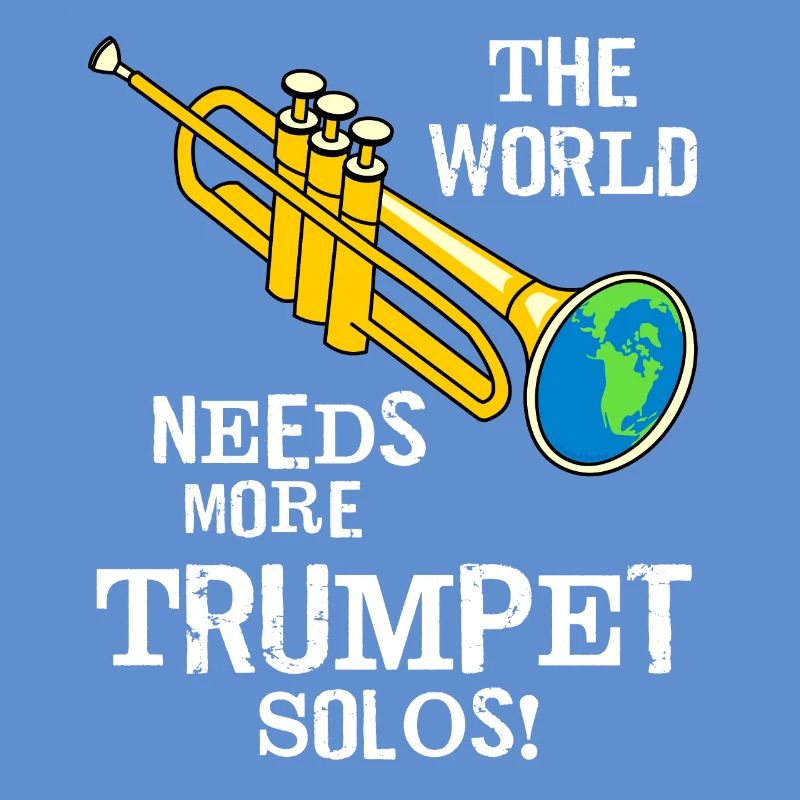 Trumpet Solos White Text