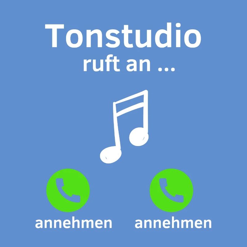Tonstudio ruft an - annehmen oder annehmen?