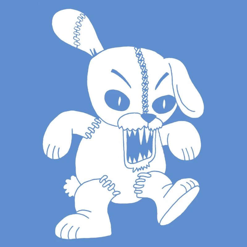 Lapin blanc monstrueux
