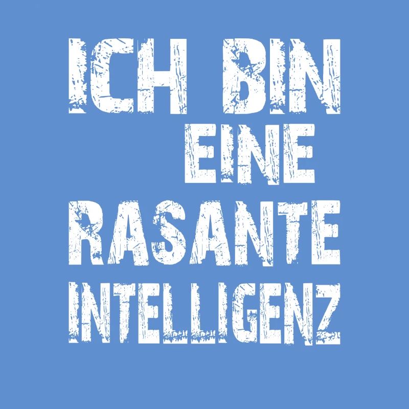 KI Spruch Ich bin eine rasante Intelligenz