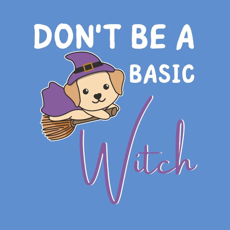 Labrador Halloween Hexen don't be a basic witch