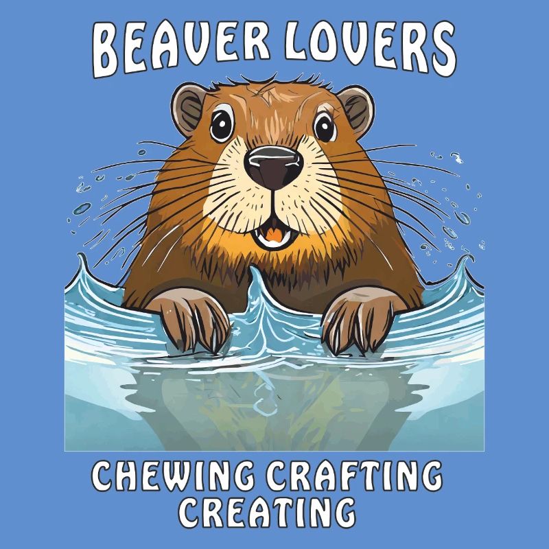 BEAVER LOVERS CHEWING CRAFTING CREATING