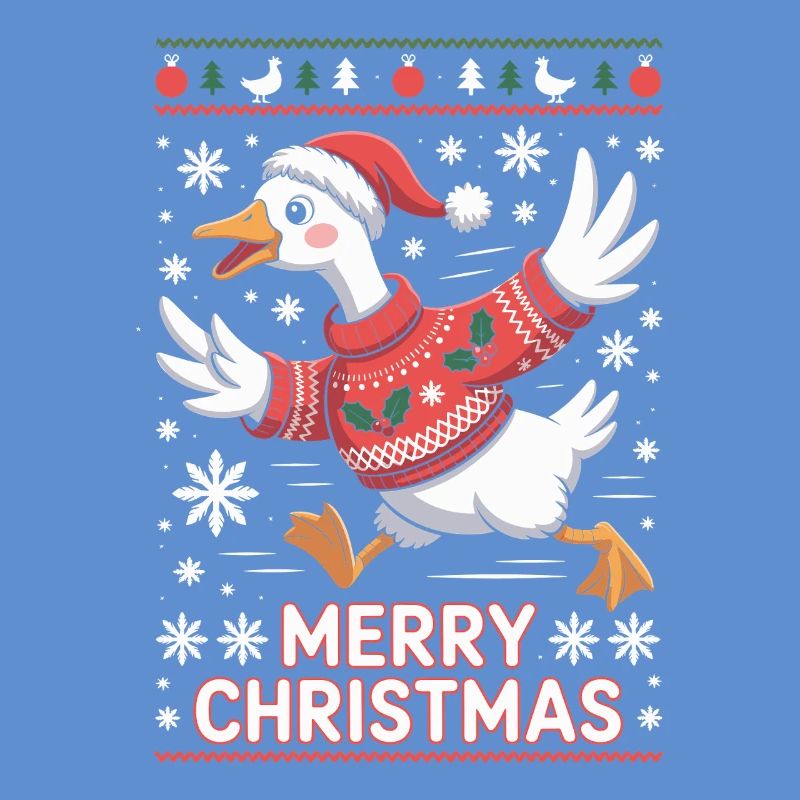 Weihnachtsgans im Pullover