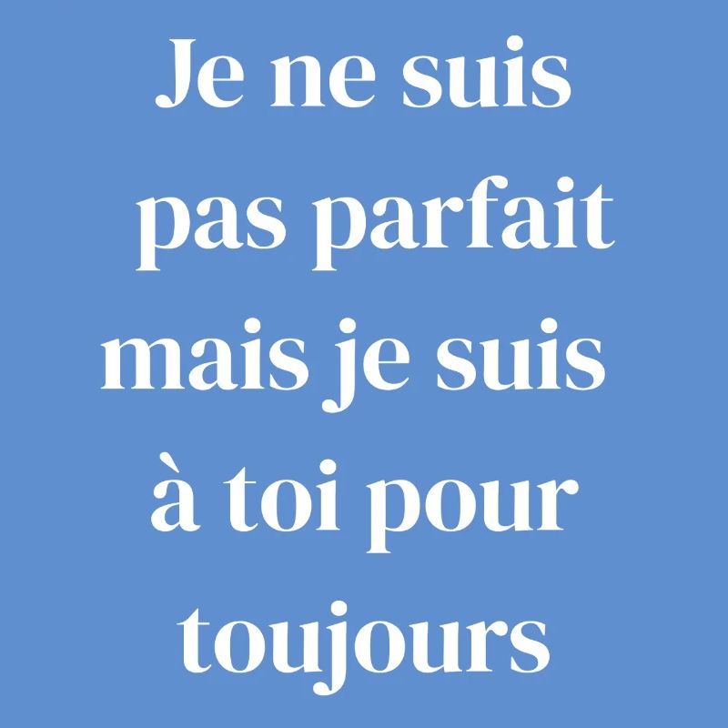 Amour éternel malgré les défauts