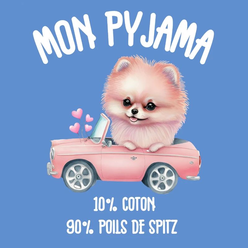 Pyjama Chien Spitz Poméranie Drôle