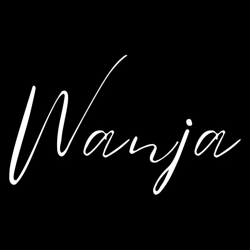 Nom Wanja avec W Nom du garçon Naissance Baby Shower Garçon