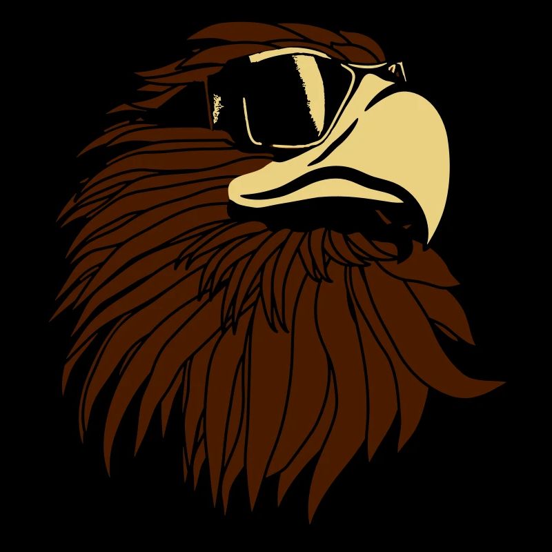 Aigle de cool lunettes de soleil tête Eagle