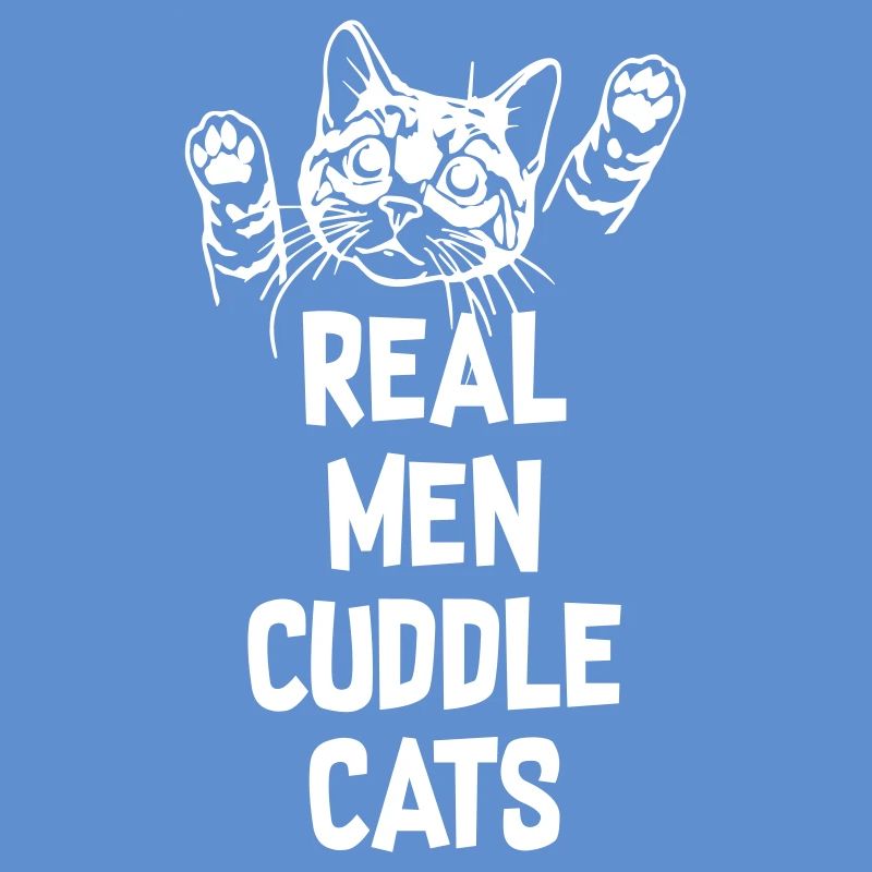 Real Man Cuddle Cats