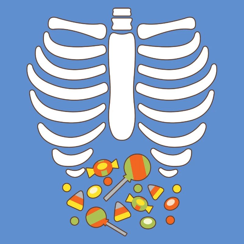 Spooky Scary Ribs Bonbons Halloween Süßes oder Saures