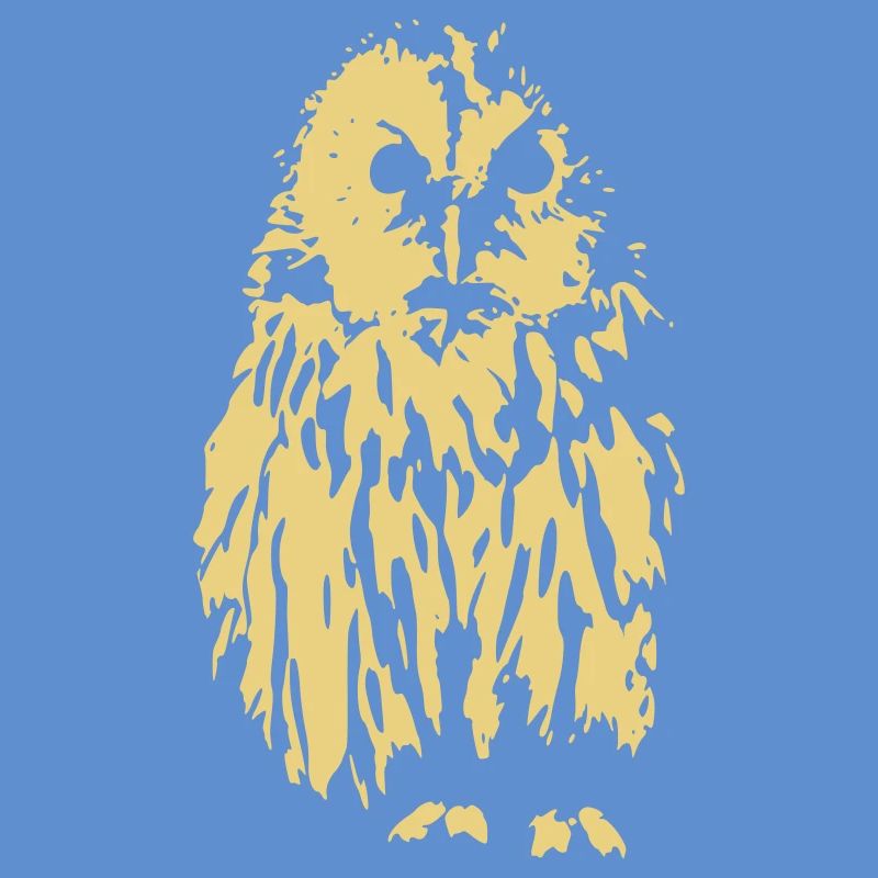 Snowy owl, vector