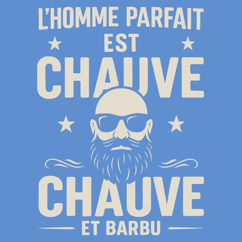 Der perfekte Mann hat eine Glatze und einen Bart