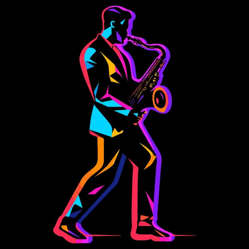 90s saxophone player