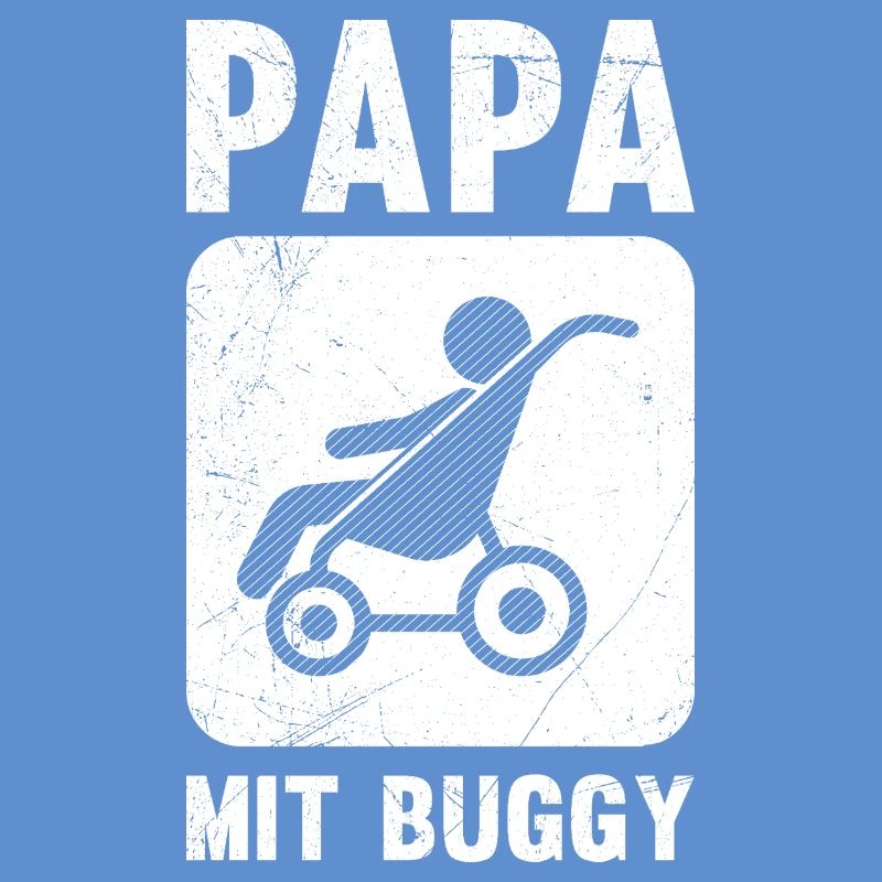 Werdender Vater PAPA MIT BUGGY Lustiges