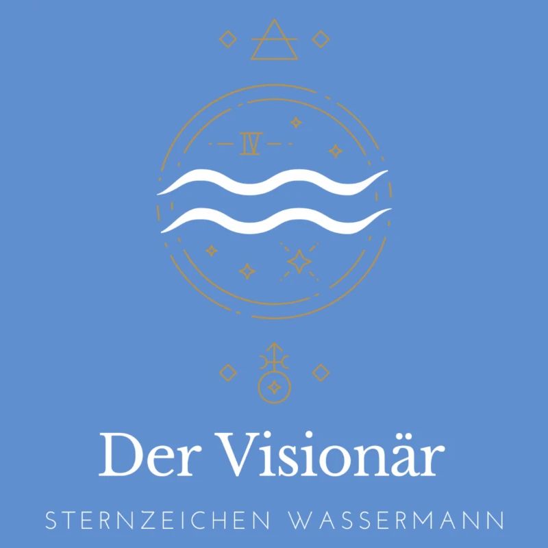 Der Visionär Sternzeichen Logo