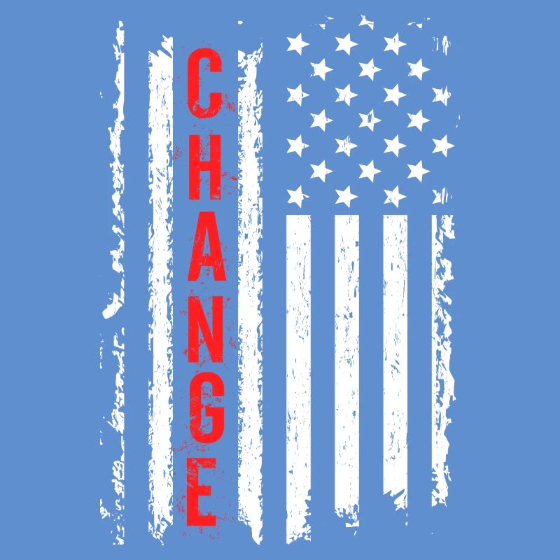 Drapeau américain créatif avec effet de choc