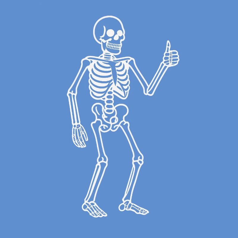 Strahlender Skeleton Tanzer