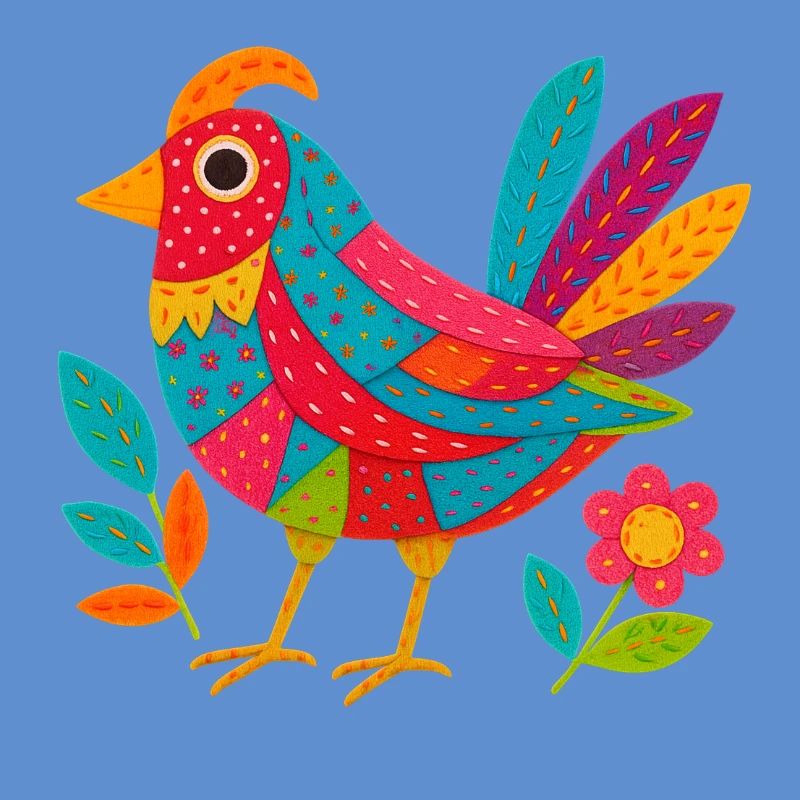 Patchwing – Der Stofffeder-Vogel