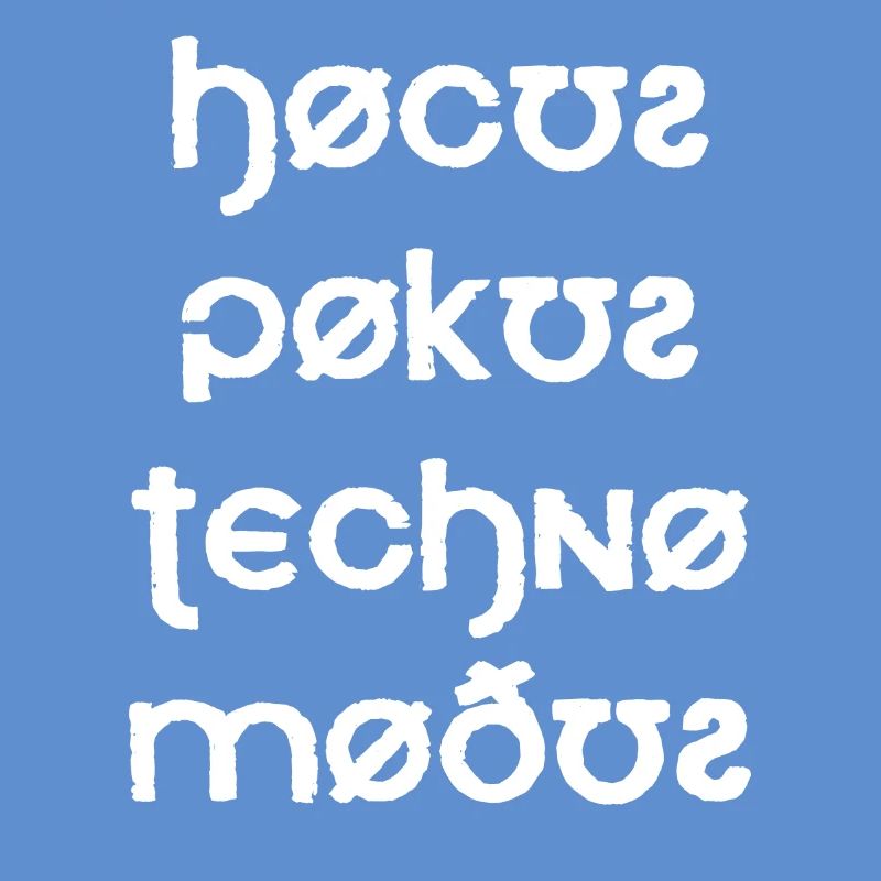 Hocus Pocus Techno Modus Font